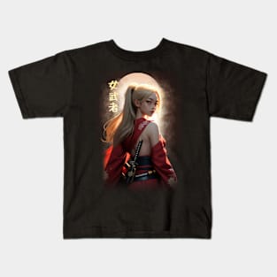 Onna-musha 02 Kids T-Shirt